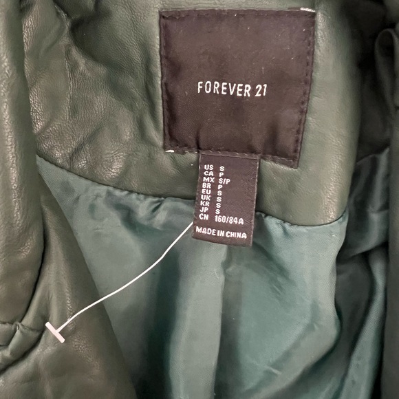 Forever 21 Faux Leather Jacket - Picture 2 of 5